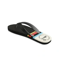 Slipper For Men yellow black Daily Wear Soft Casual - UK 6, Black