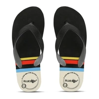 Slipper For Men yellow black Daily Wear Soft Casual - UK9, Black