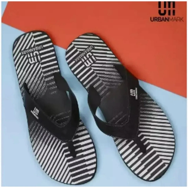 Trendy Men Rubber Slippers - Uk8, Blue