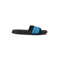 Men's Flipflop & Slipper FMF-02 ALL BLACK-WHITE-07 - UK 8