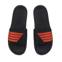 Men's Flipflop & Slipper FMF-02 ALL BLACK-WHITE-07 - UK8