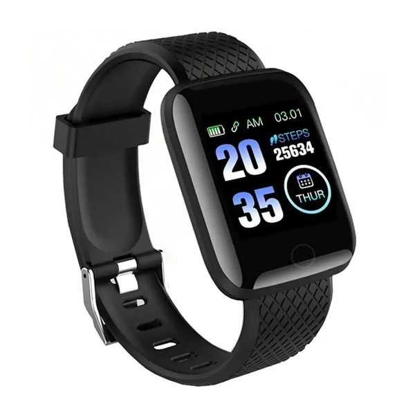 COMBO PACK OF SMART WATCH-ID-116 WITH GOOD SOUND i12 AIRPODS