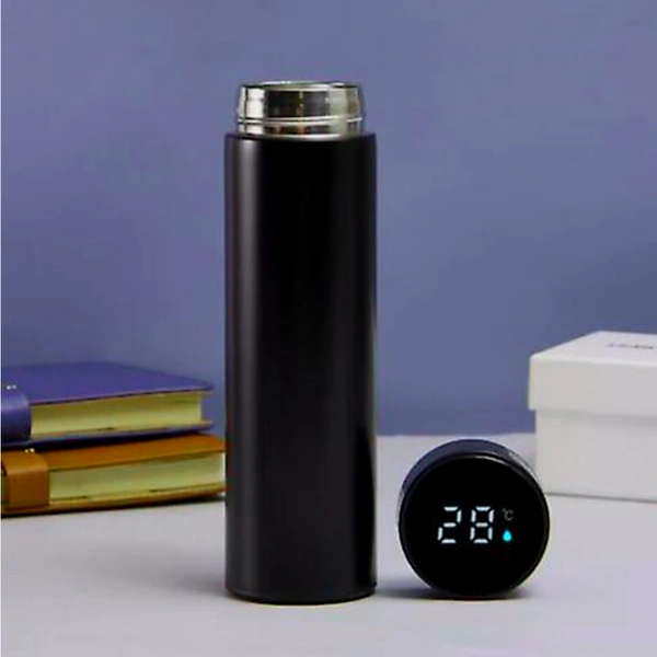 Water Bottle With LED Temperature Display