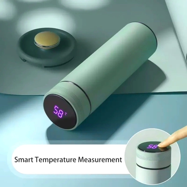Water Bottle With LED Temperature Display