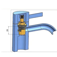 Tap Spindle (Quarter Turn, ½ - Half Inch), Pack of 1,Nal,Nul,Toti Buss,