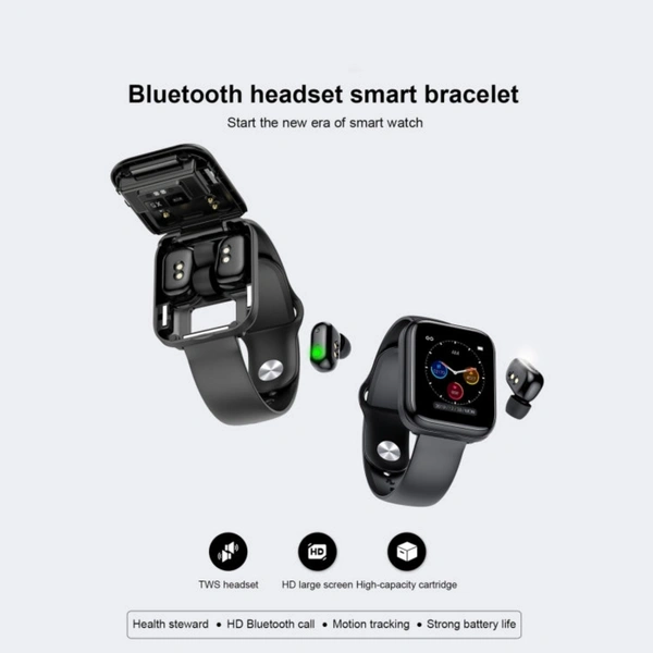Bluetooth Earphone Smart Bracelet, Support Sleep Monitoring