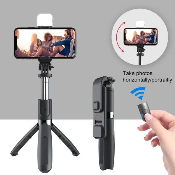 SMPH Multifunctional Selfie Stick Tripod Stand Mobile Stand
