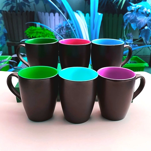 Ceramic Tea/Coffee Mugs ( 320 ml ) (Pack of 2)