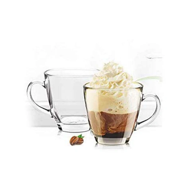 AFILAONE  Glass Cup For Tea Coffee Ice Cream 80Ml| chai coffee glass cup