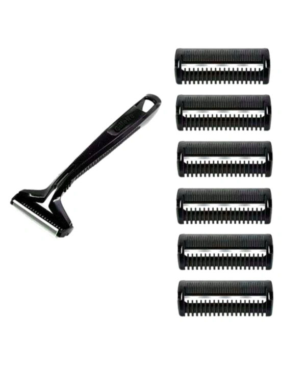 Gillett guard Gillette shaving Razer with blade 6 piece - 