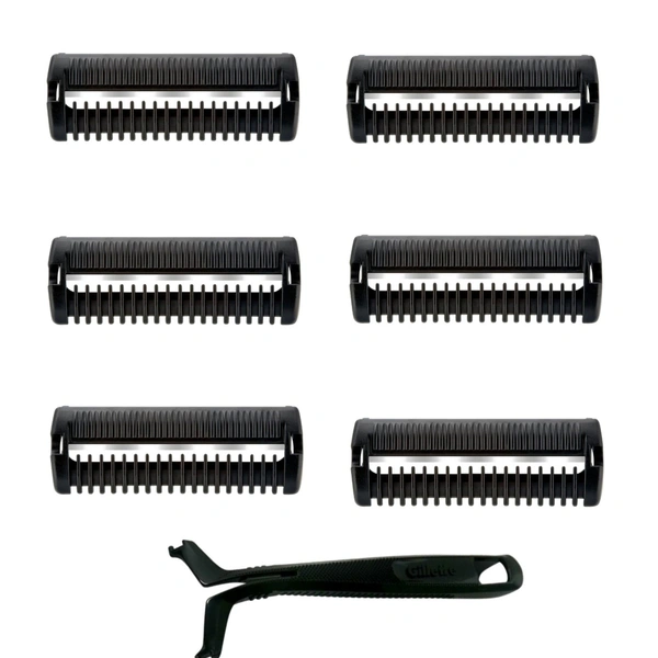 Gillett guard Gillette shaving Razer with blade 6 piece - 