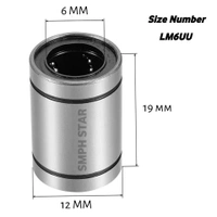 Linear Ball Bearing (Pack of 1) - ‎Number : LM6UU.....