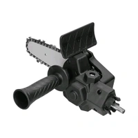 SMPH STAR  Inch Electric Drill Modified to Electric Chainsaw Tool - Black