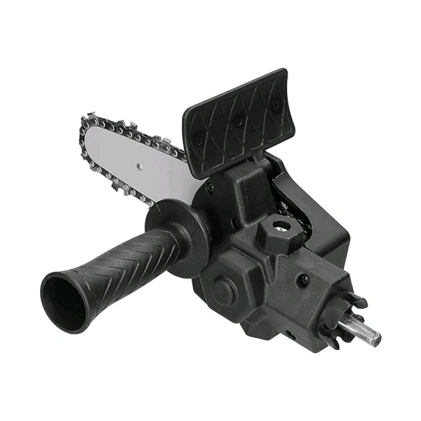 SMPH STAR  Inch Electric Drill Modified to Electric Chainsaw Tool - Black