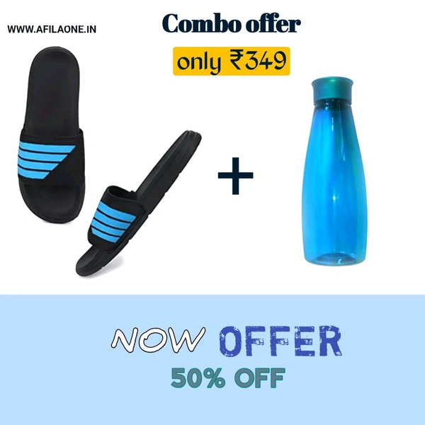 AFILAONE  Come Offer Formal Slipper And Water Bottle