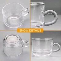 Glass Tea Cup 160ml. Capacity