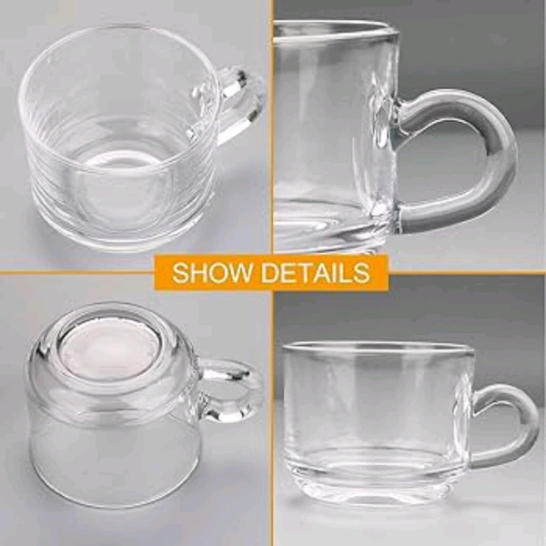 Glass Tea Cup 160ml. Capacity