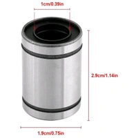 SMPH STAR LM10UU Slider Bearing 10mmx19mmx29mm (Qty: 2Pcs)