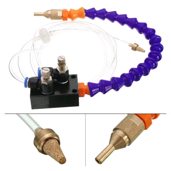 Mist Coolant Lubrication Spray System for Metal Cutting Engraving Cooling