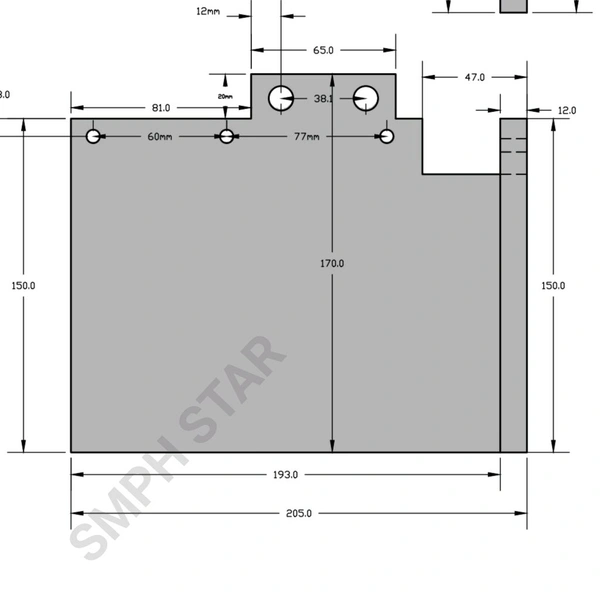 SMPH STAR  Heating plate for UPVC window welding machine,Heater plate, 