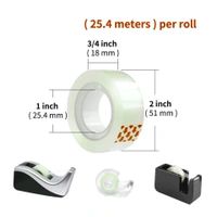 SMPH STAR Cello Tape Dispenser With Cutter, Cello Tape 12 and 1Dispenser 1/set