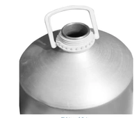 Aluminum Bottle With Cap and Inner Plug - 25 Ltrs