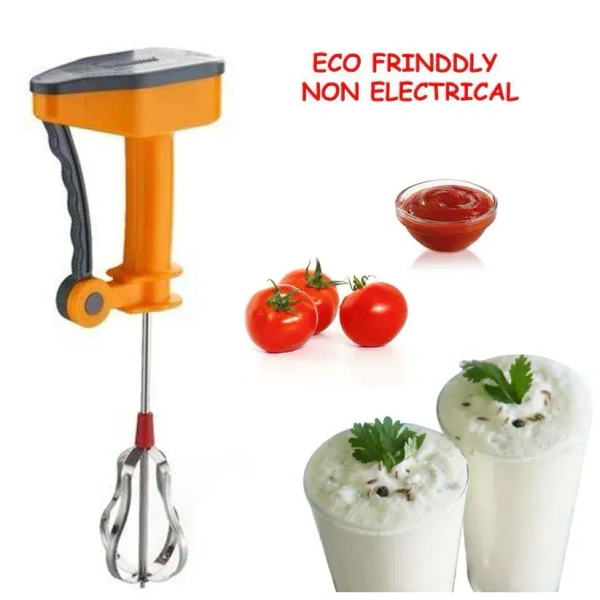 Power-Free Blender – Manual Hand Blender & Mixer - EASY RETURN