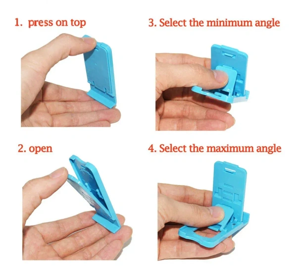 Universal Portable Foldable Holder Stand For Mobile PACK OF 4 - EASY RETURN