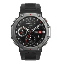 Amazfit T-Rex 3 3.81 cm (1.5 inch) AMOLED Smart Watch, Onyx - YES, BLACK