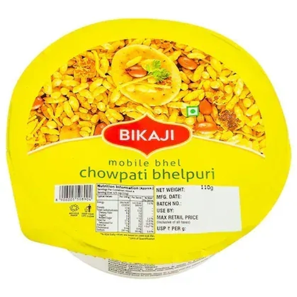 Bikaji Chowpati Bhelpuri 110 g - Tasty & flavourful Hygienically packed