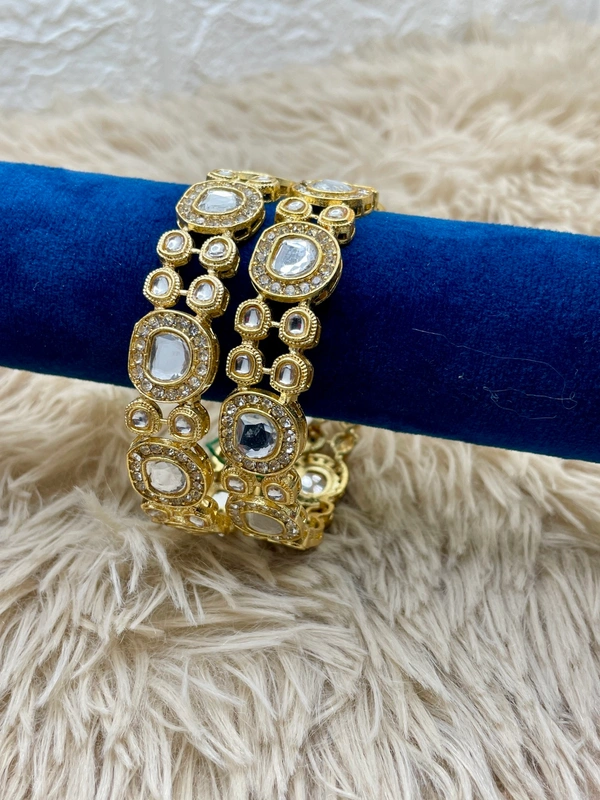 Kundan Broad Kangan k4 - 2.4