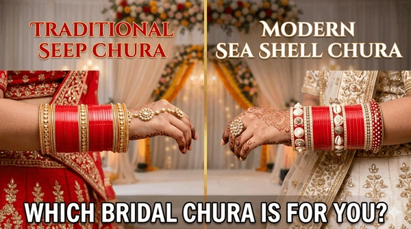 Sea Shell Chura vs. Normal Chura: Which Bridal Bangle Style is Right for You?