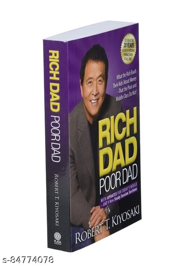 Rich Dad Poor Dad : What The Rich Teach Their Kids About Money That The Poor And Middle Class Do Not!: (25th Anniversary Edition) by Robert Kiyosaki - English Edition, 10.8 x 2.54 x 17.15 cm
