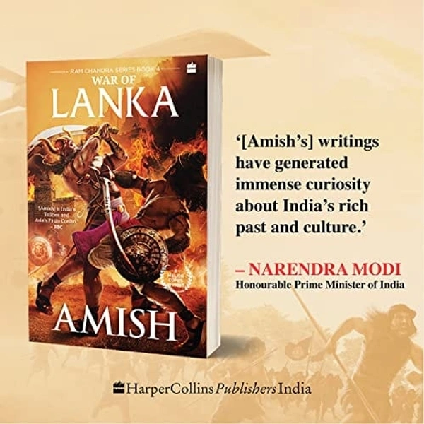 War of Lanka (Ram Chandra Series Book 4) by Amish - Paperback, 20.3 x 25.4 x 4.7 cm