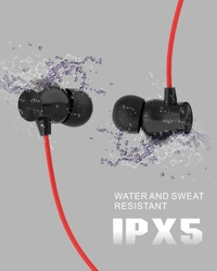 Trendy E60 Wireless with Fast Charge, 30 Hrs Battery Life, Earphones with mic Bluetooth Headset - Red