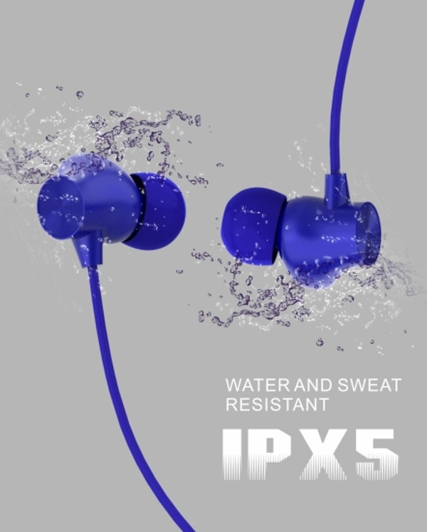 Trendy E60 Wireless with Fast Charge, 30 Hrs Battery Life, Earphones with mic Bluetooth Headset - Blue