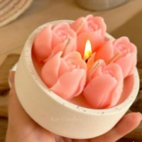 Tulip Bouquet Candle