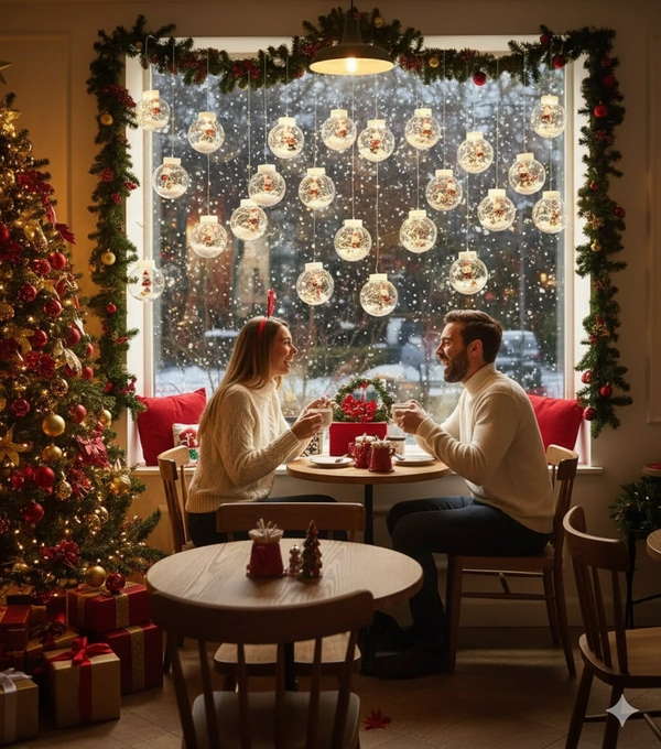 š Wish Balls Window Curtain String Lights