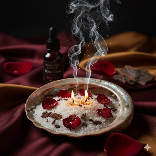 Magic Wax Candle - Rose Oudh