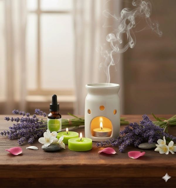 Oil Burner Gift Set Type A - Lemon Grass