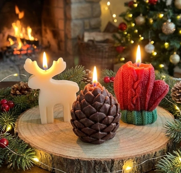 Winter Comforts (Set Of 3 Candles)