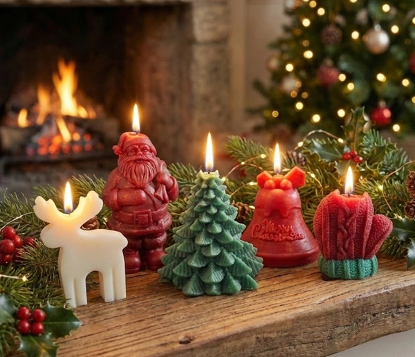 Home for the Holidays 5-Piece Candle Set (Set of 5 Candle)