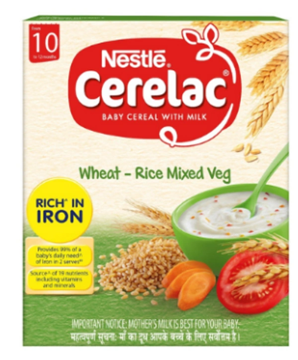 NESTLE CERELAC WHEAT-RICE MIXED VEG