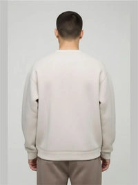 classic full sleeves sweetshirt with graphic print for unisex - S