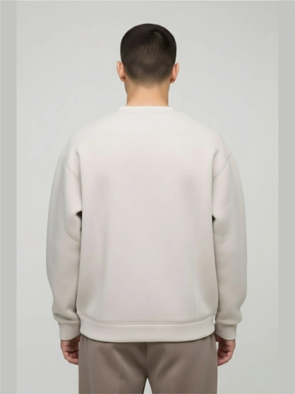 classic full sleeves sweetshirt with graphic print for unisex - S