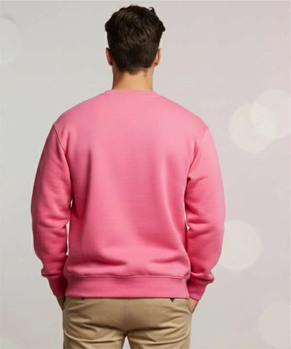 classic full sleeves sweetshirt with graphic print for unisex - L