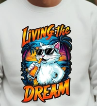 classic full sleeves sweetshirt with graphic print for unisex  - M