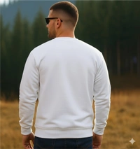 classic full sleeves sweetshirt with graphic print for unisex - S