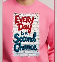 classic full sleeves sweetshirt with graphic print for unisex - S