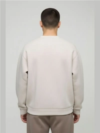 classic full sleeves sweetshirt with graphic print for unisex - S